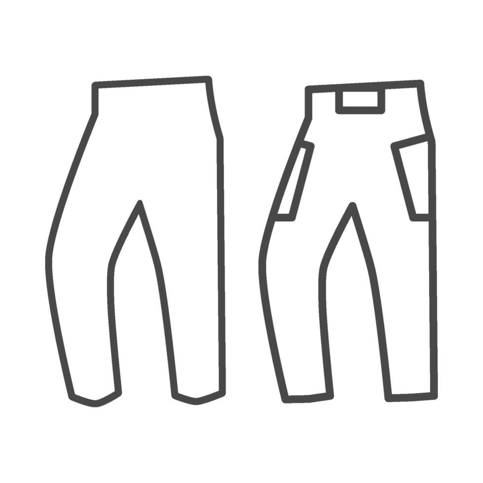 pant icon vector design templates