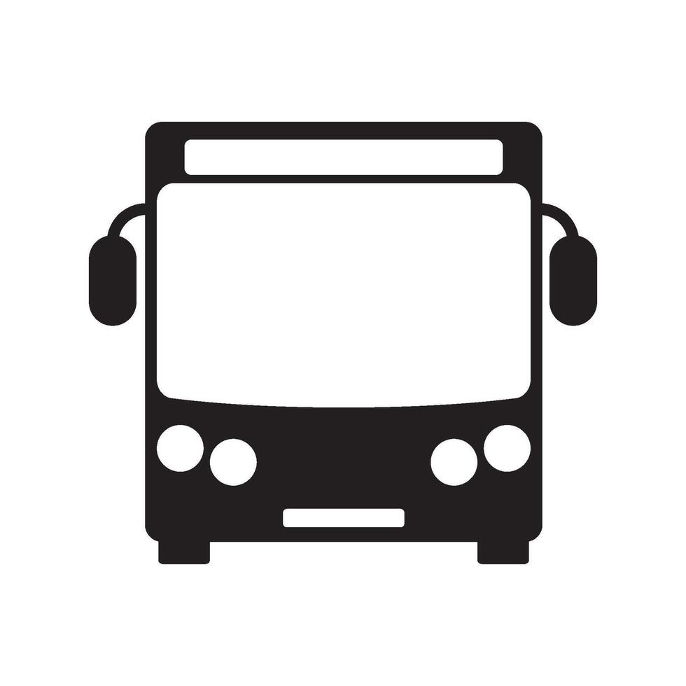 plantilla de diseño de vector de icono de autobús