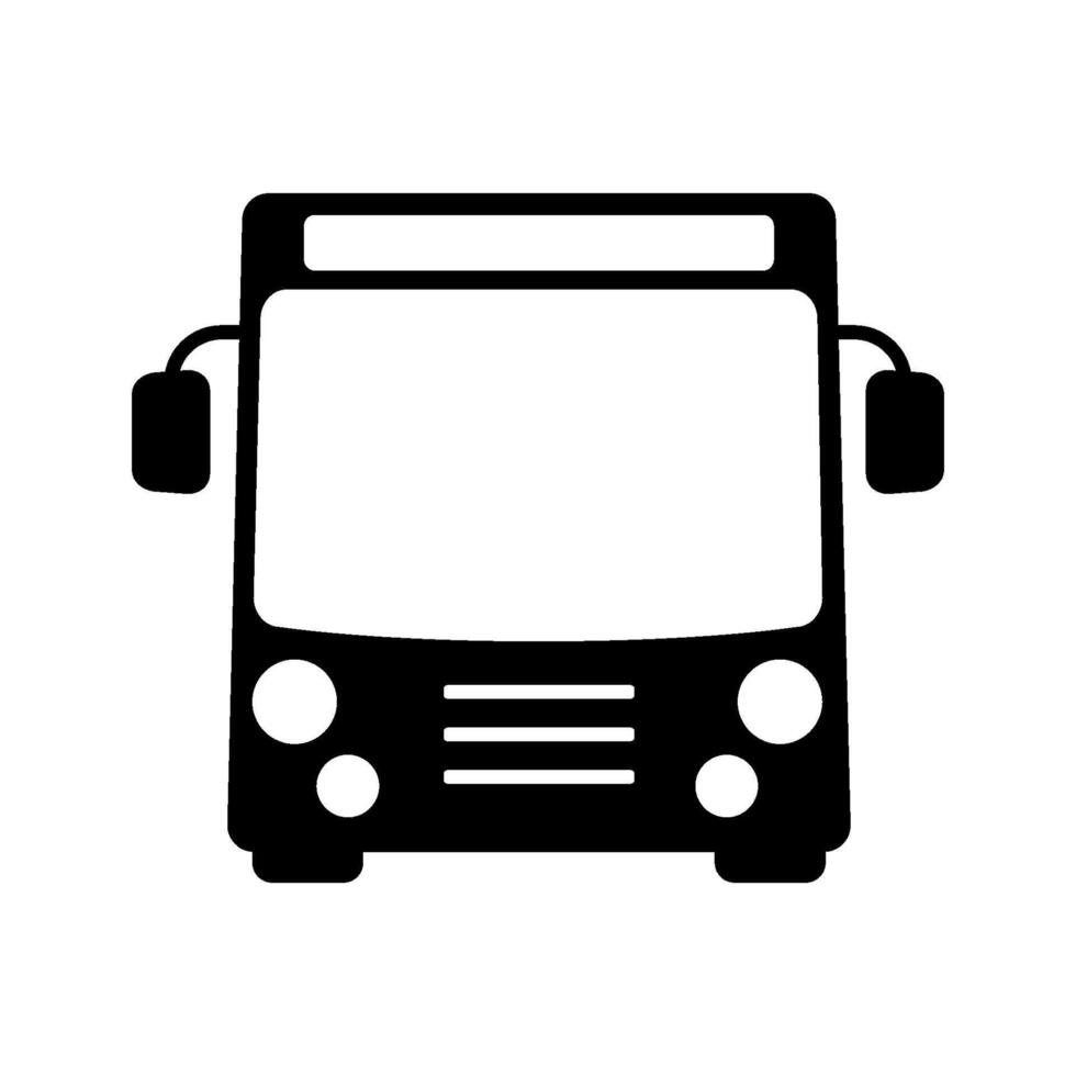 plantilla de diseño de vector de icono de autobús