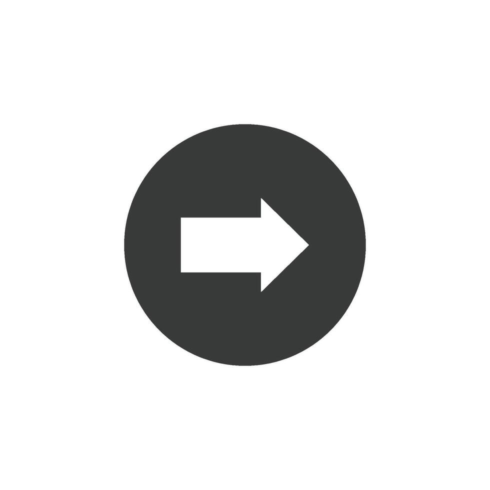 arrow and play button icon vector design template