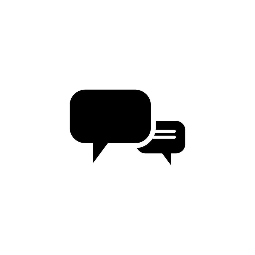 Chat Speech Bubble  Icon vector design templates