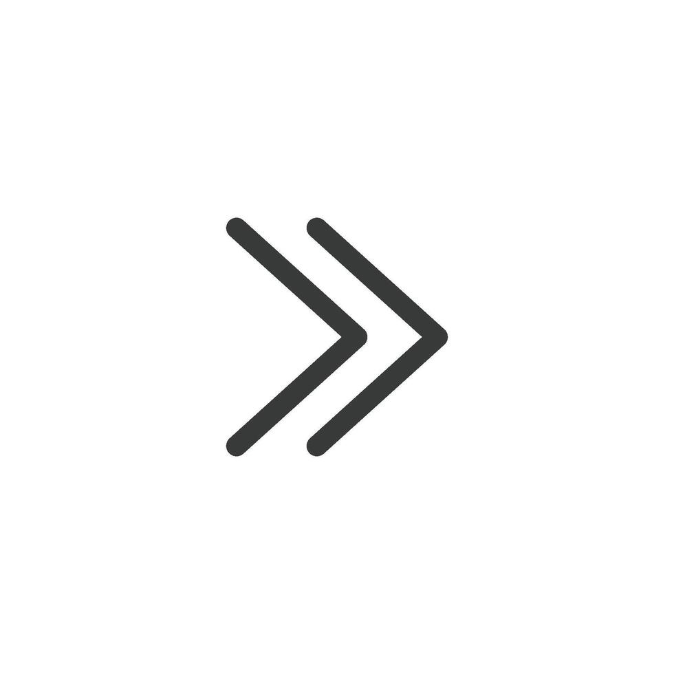 arrow and play button icon vector design template