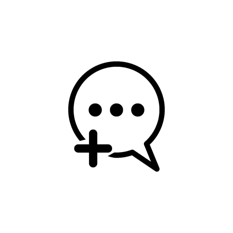 Chat Speech Bubble  Icon vector design templates