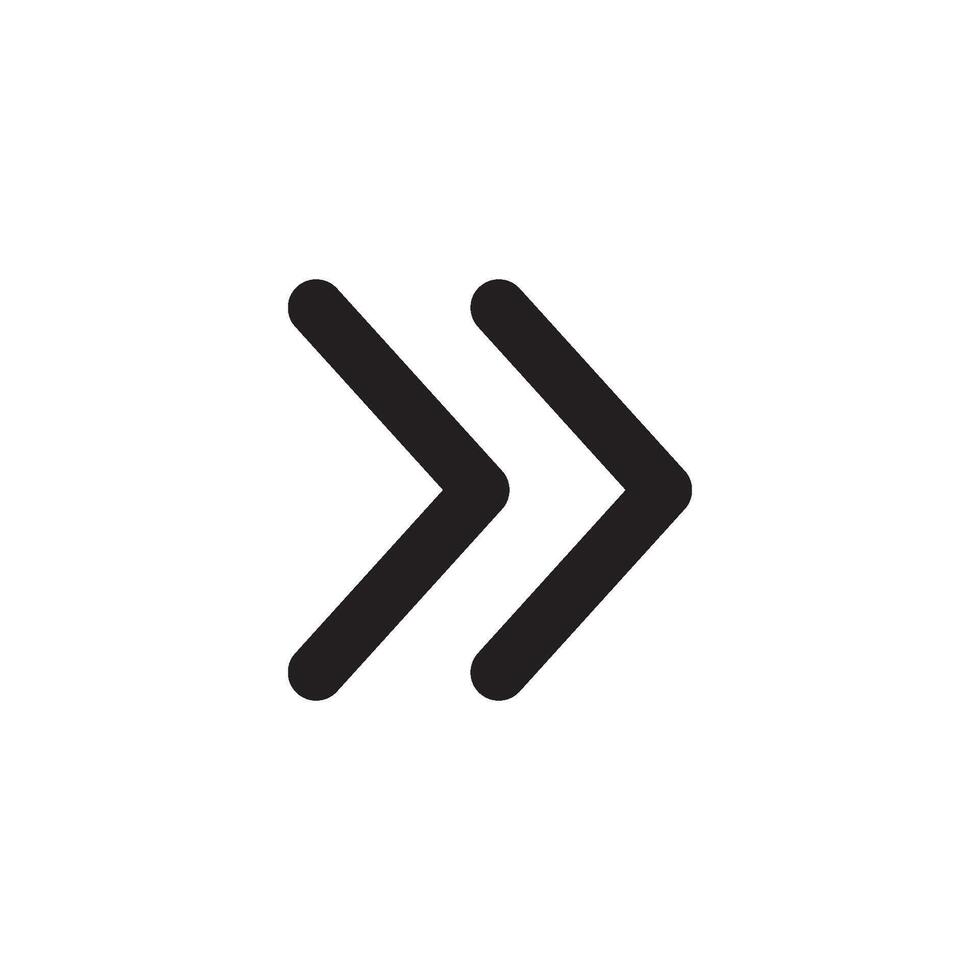 arrow and play button icon vector design template