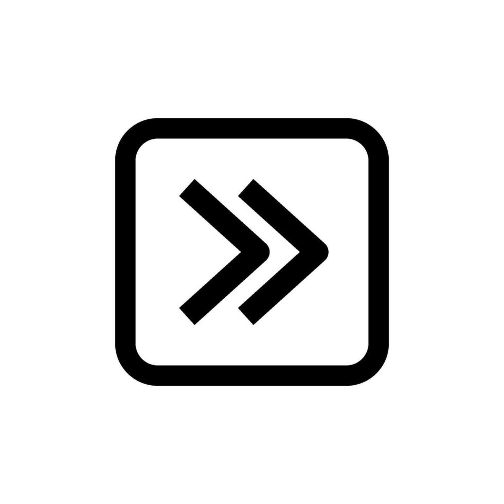 arrow and play button icon vector design template