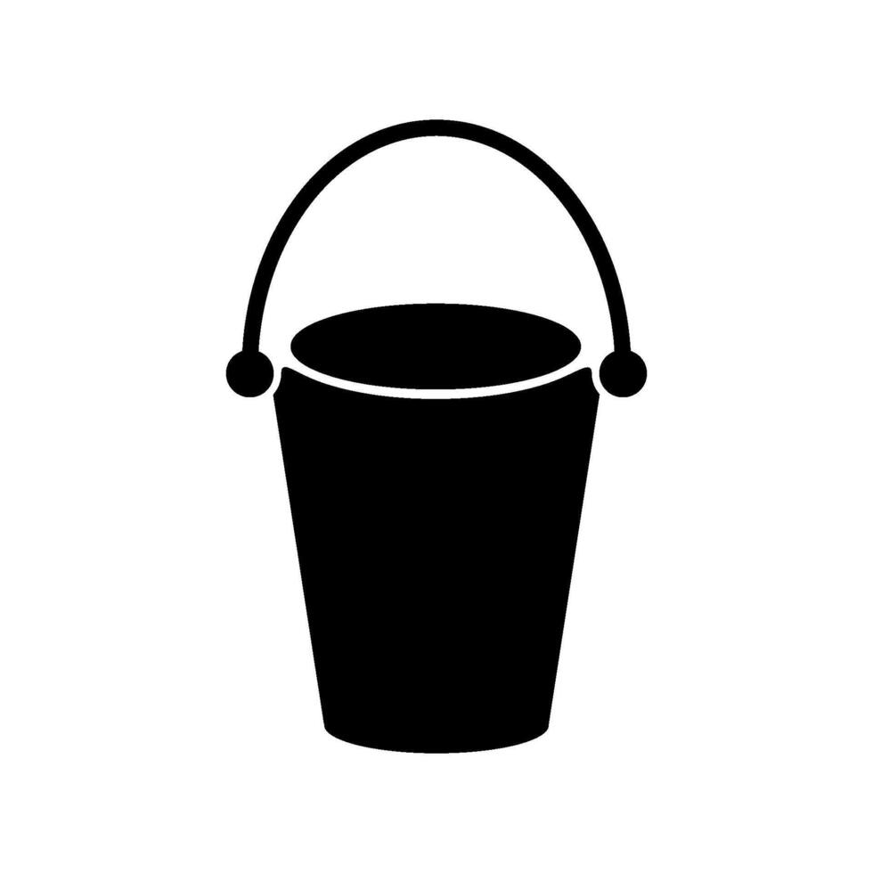 bucket icon vector design template