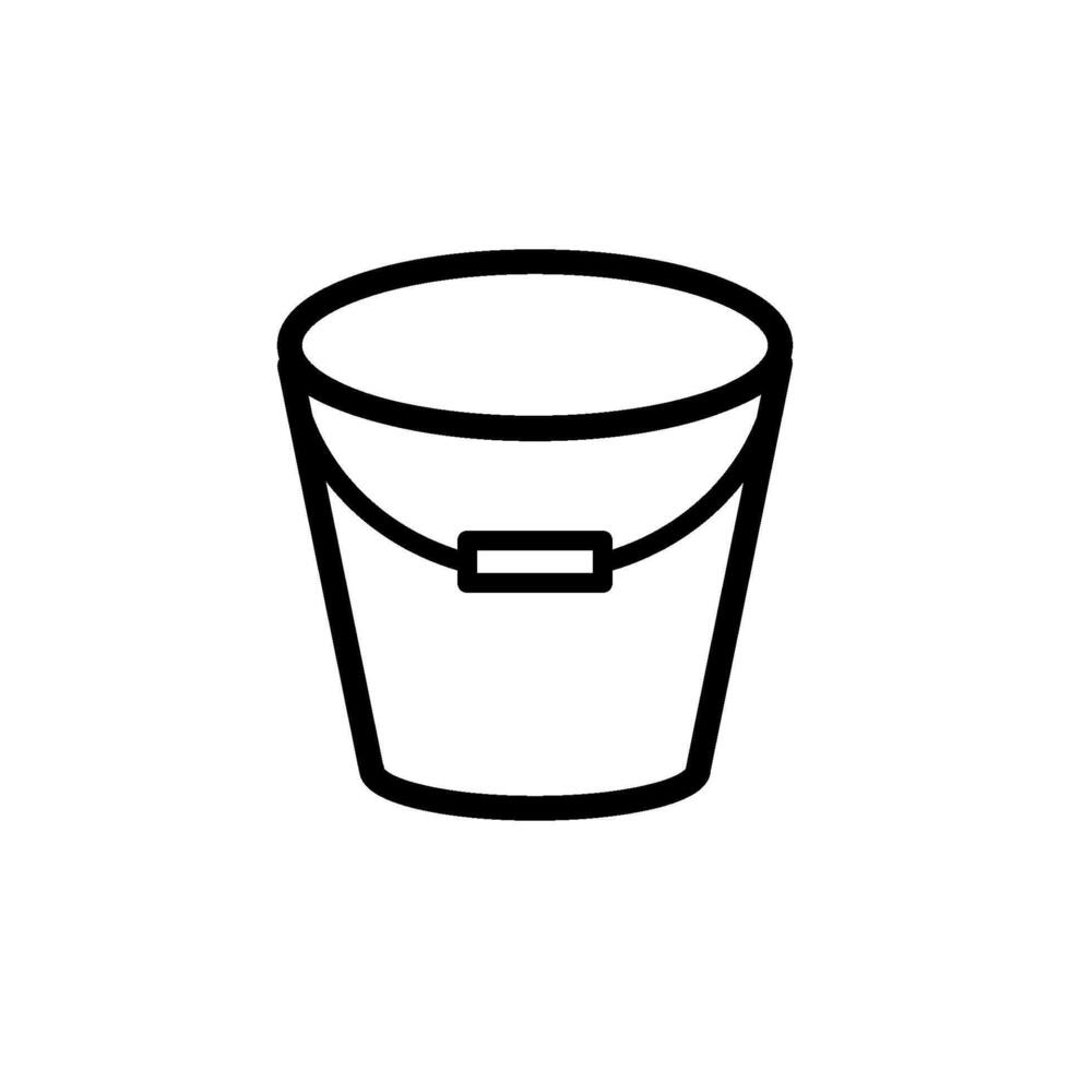 bucket icon vector design template