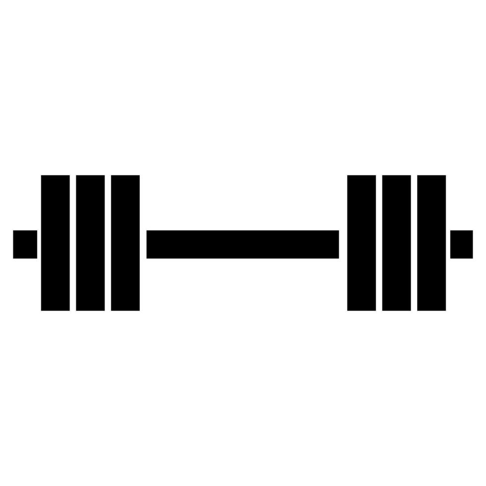 barbell icon vector design template