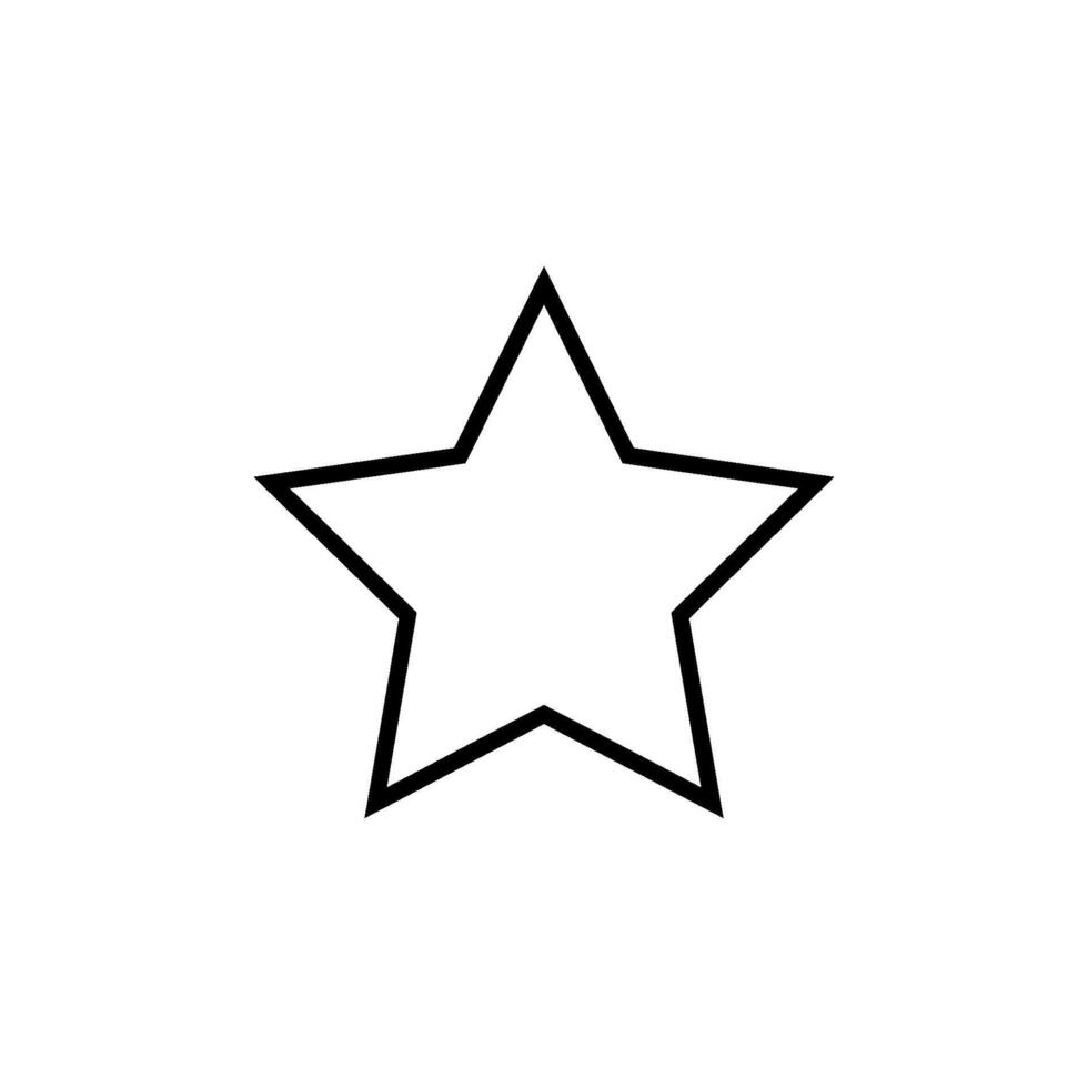 plantilla de diseño de vector de icono de estrella