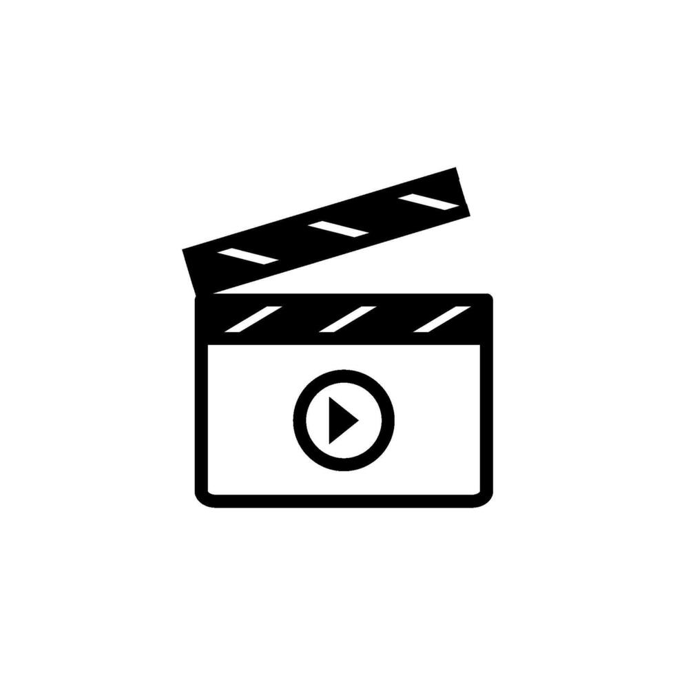 Clapper board  icon vector design templates