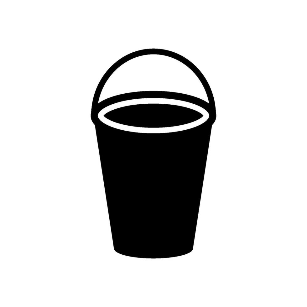 bucket icon vector design template