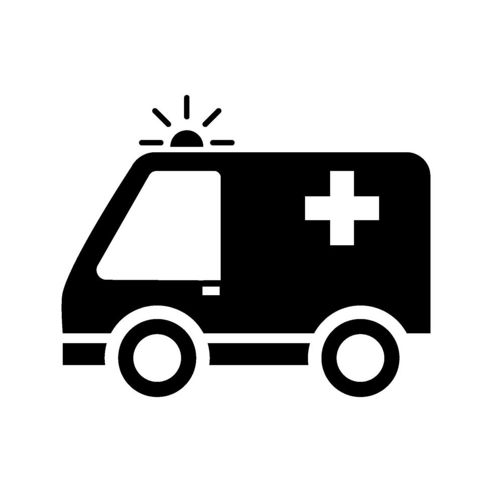 ambulancia icono vector diseño modelo