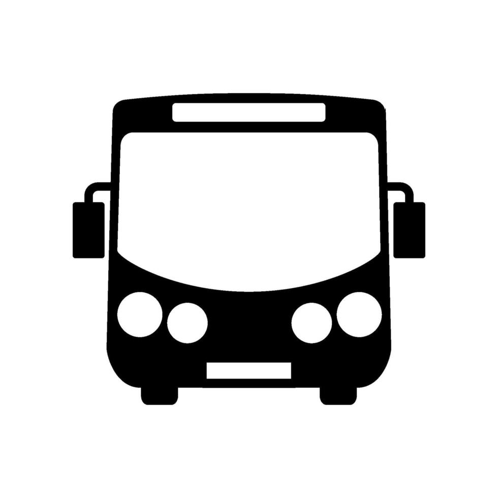 plantilla de diseño de vector de icono de autobús