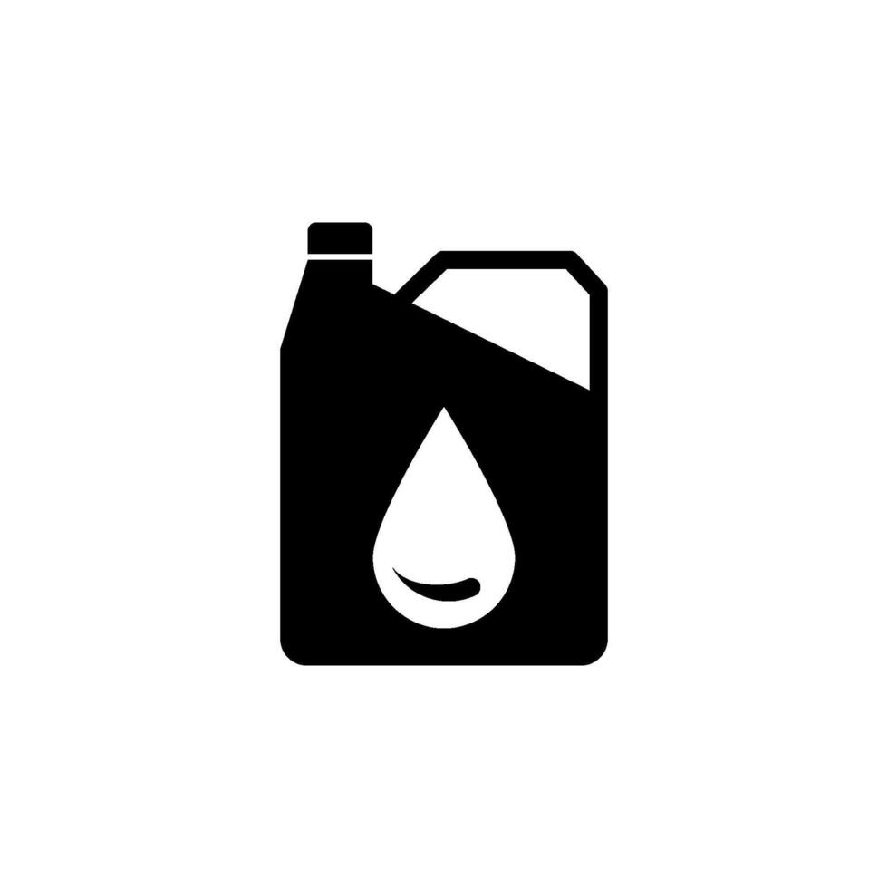 Bottle engine oil  icon vector design template