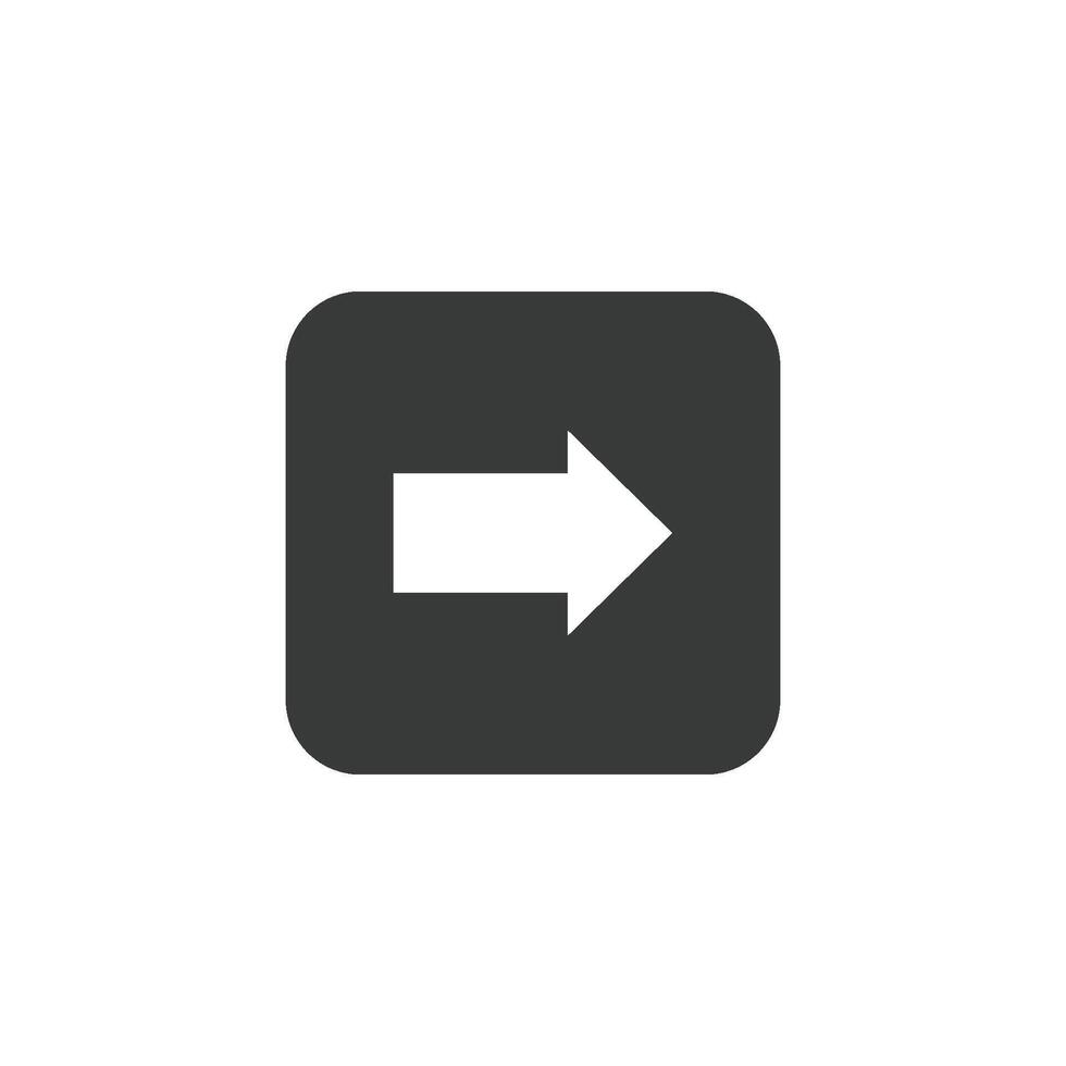 arrow and play button icon vector design template