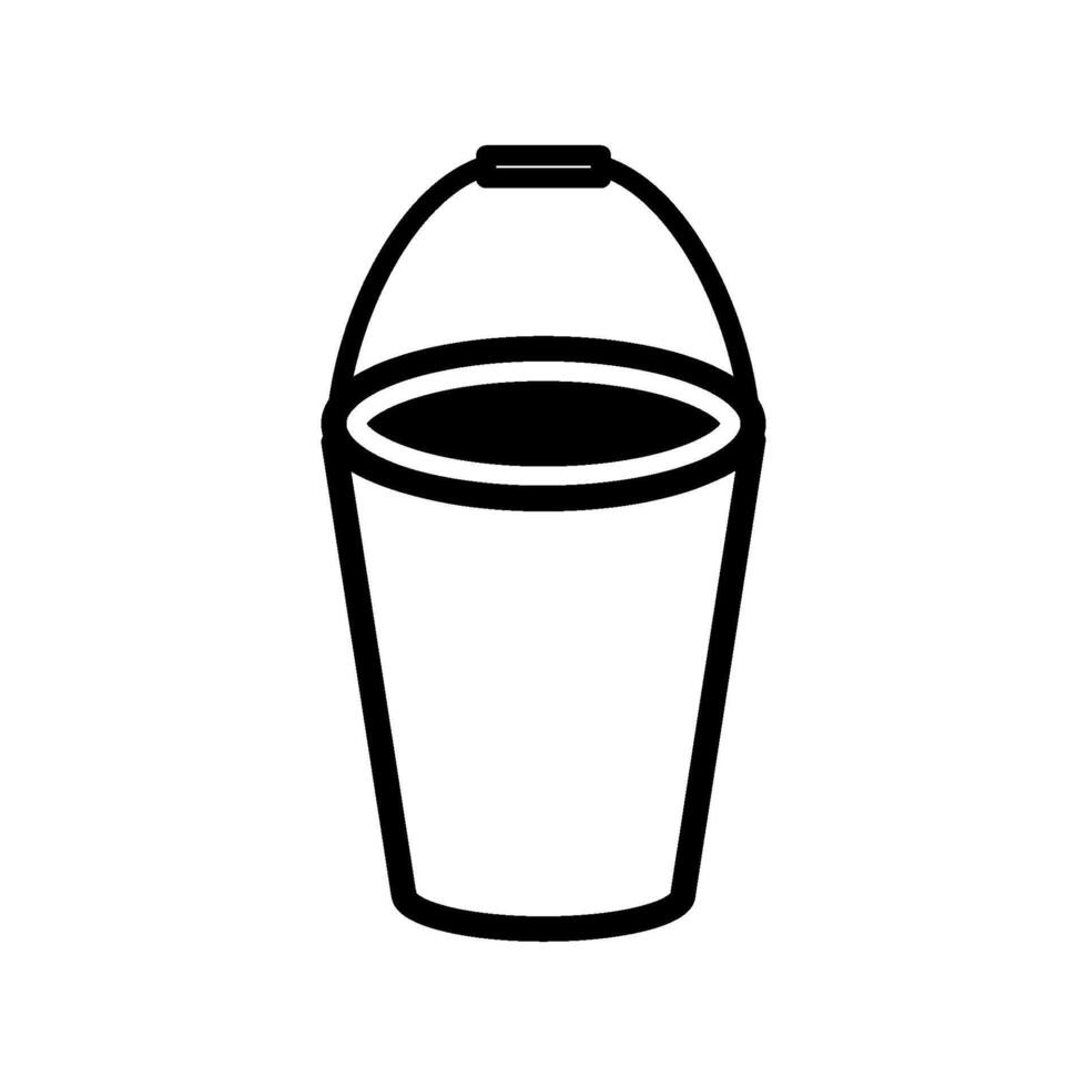 bucket icon vector design template