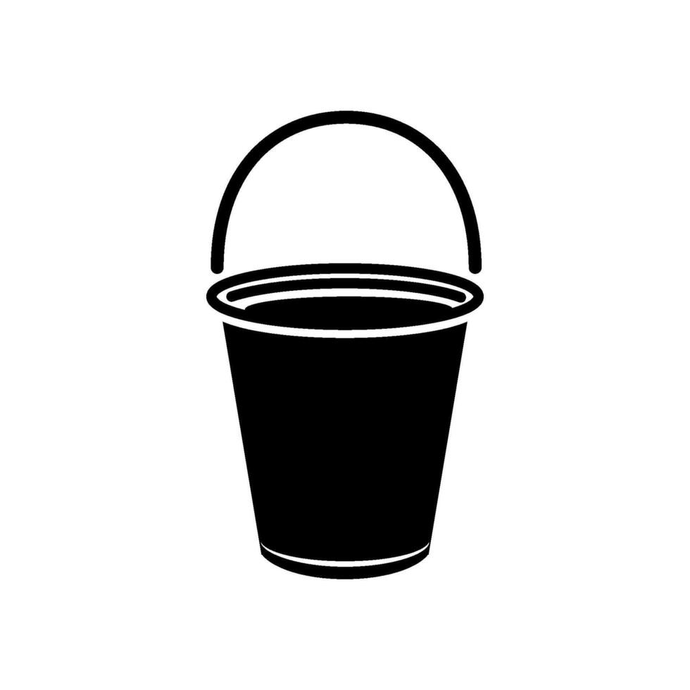bucket icon vector design template