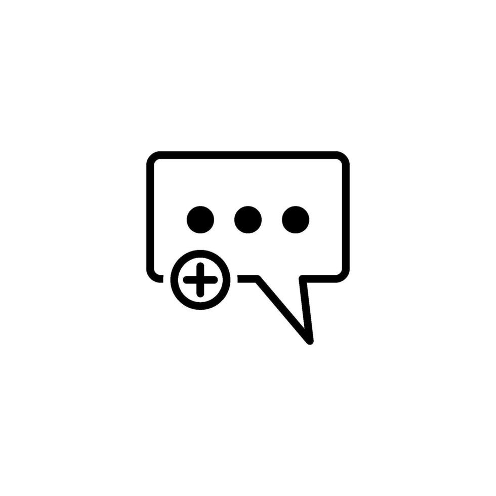 Chat Speech Bubble  Icon vector design templates