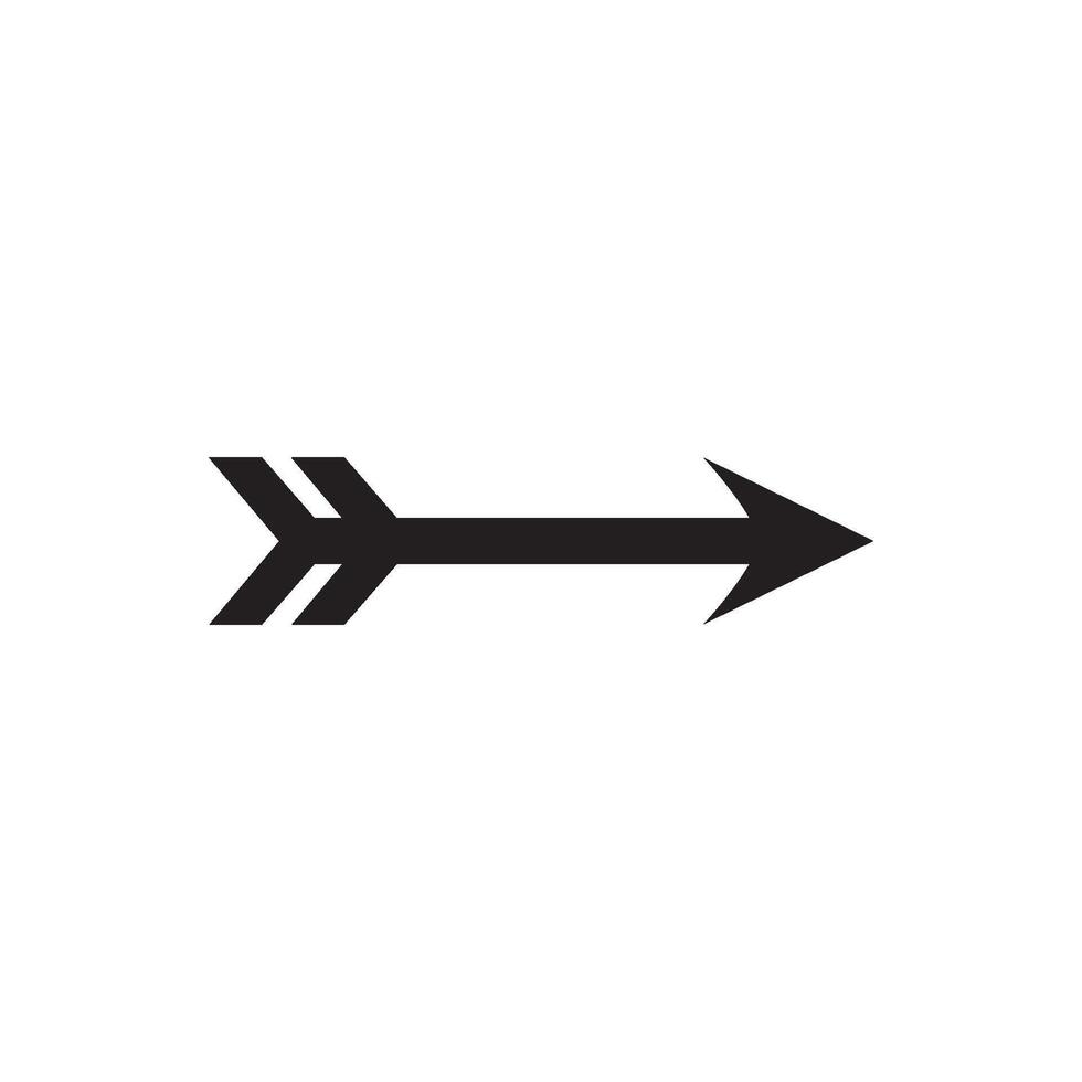 arrow and play button icon vector design template