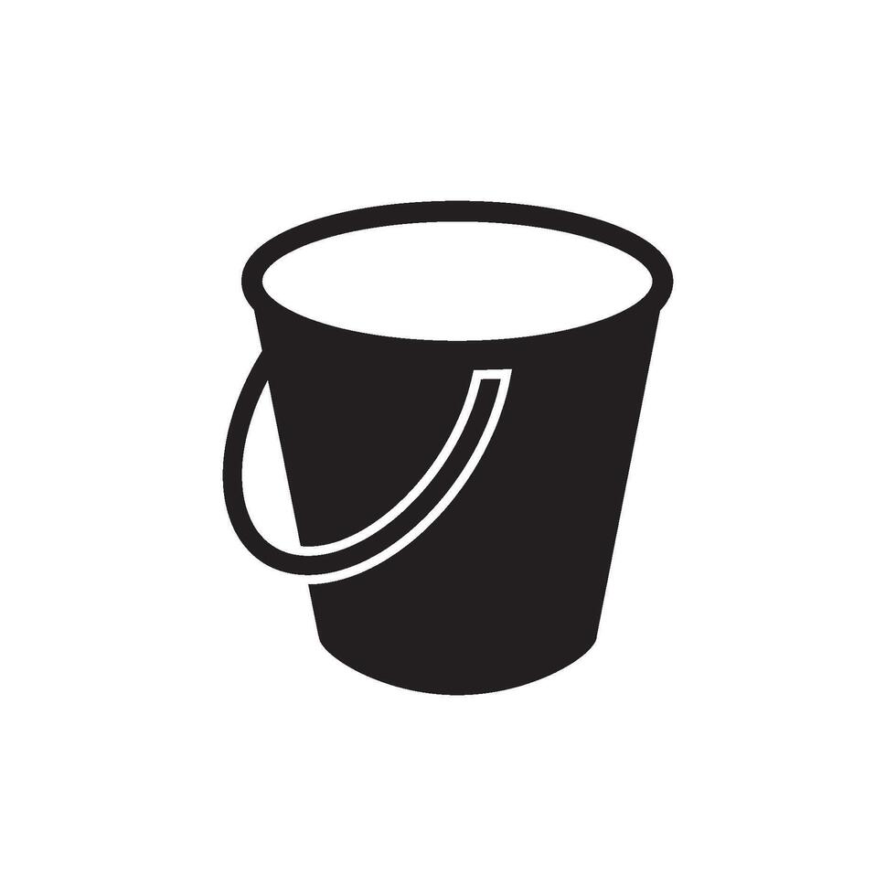 bucket icon vector design template