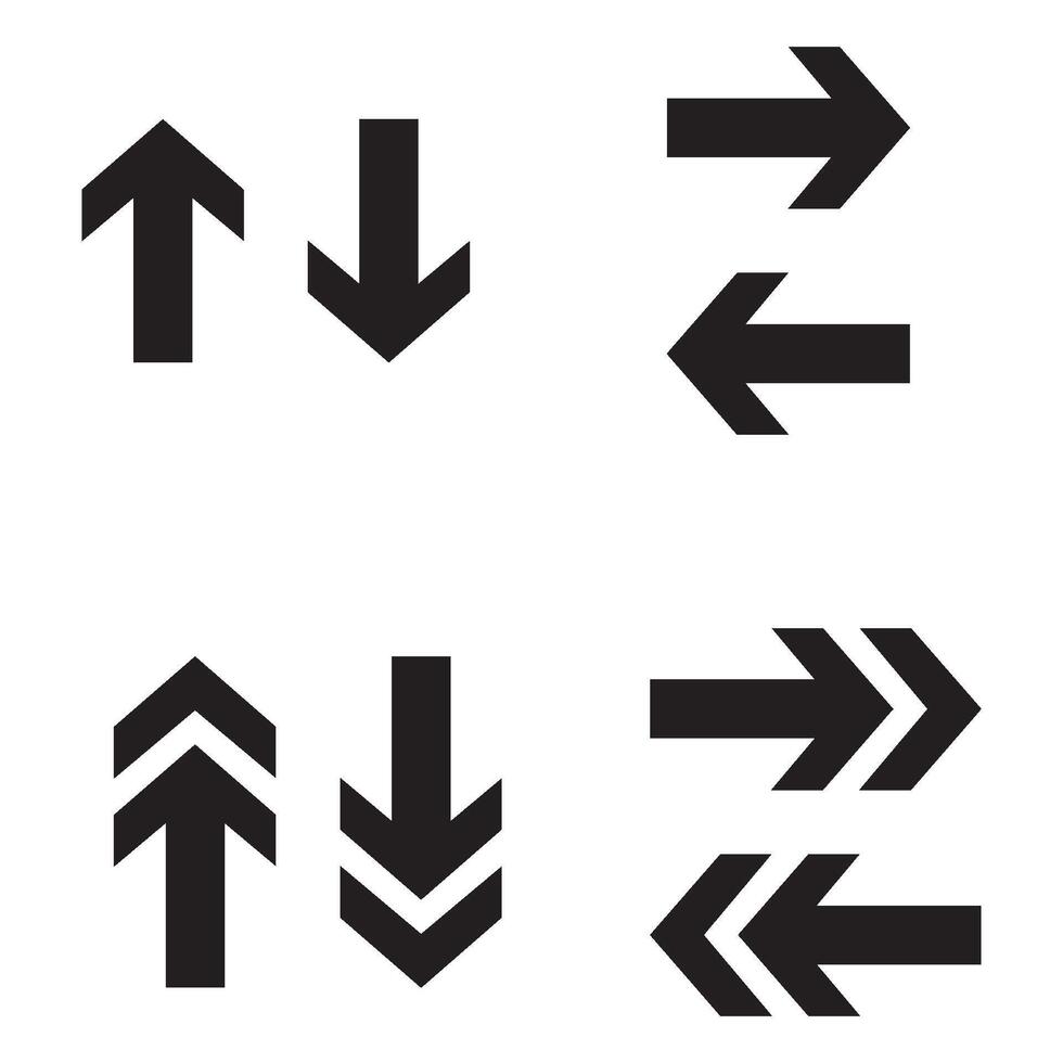 arrow and play button icon vector design template