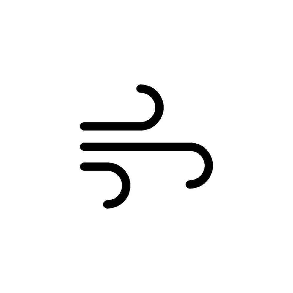 Wind air icon vector design template