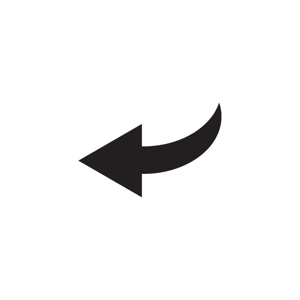 flecha y jugar botón icono vector diseño modelo
