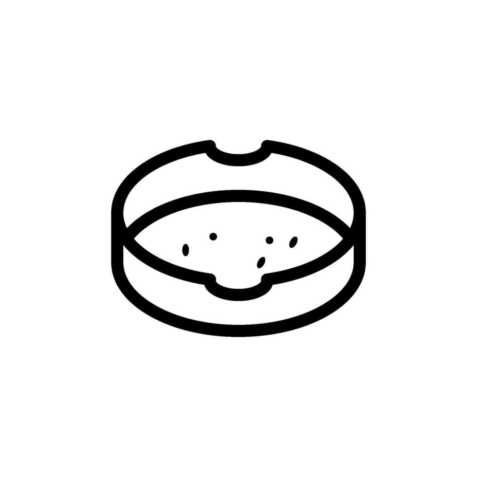 ashtray icon design vector template