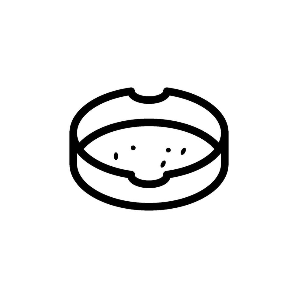 ashtray icon design vector template