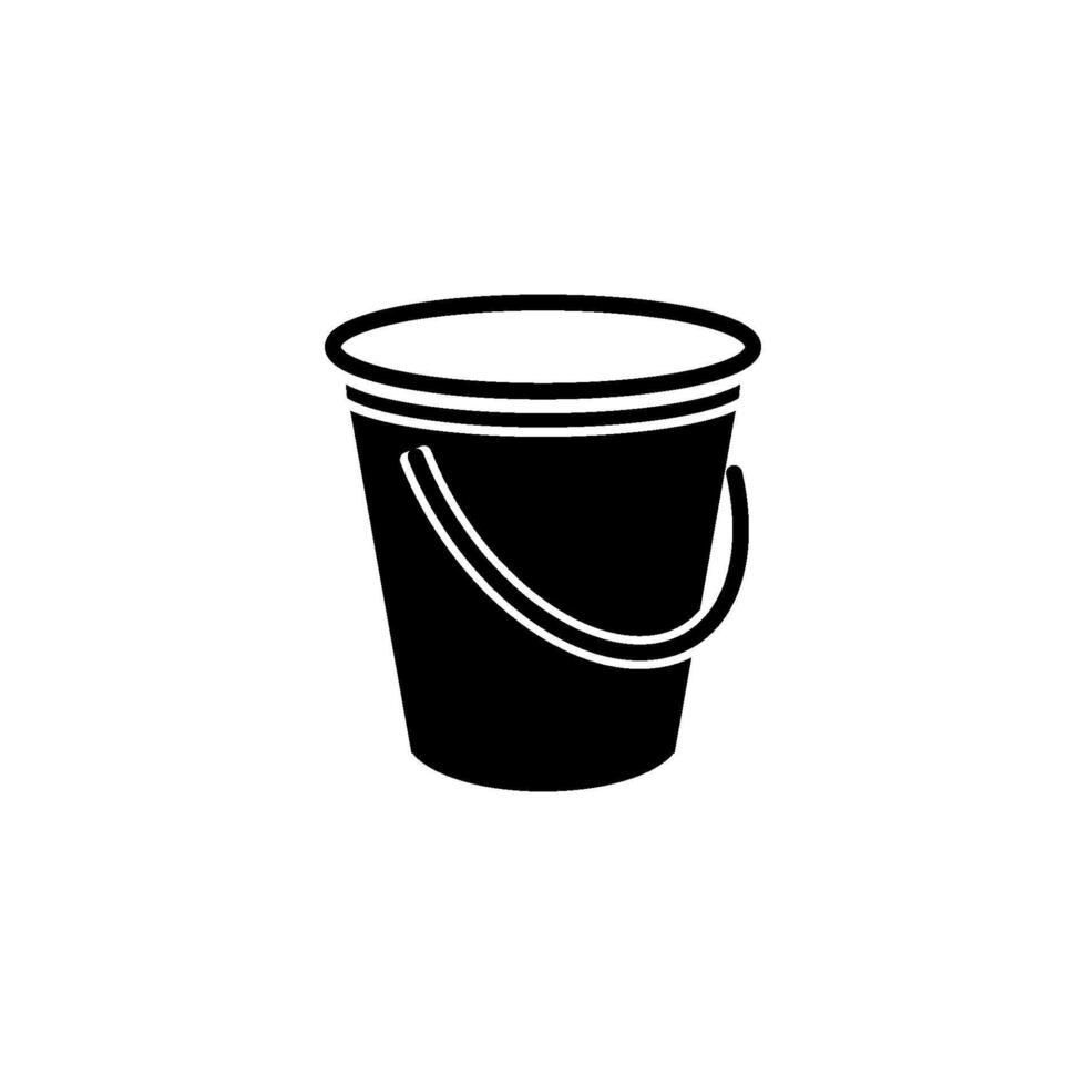 bucket icon vector design template