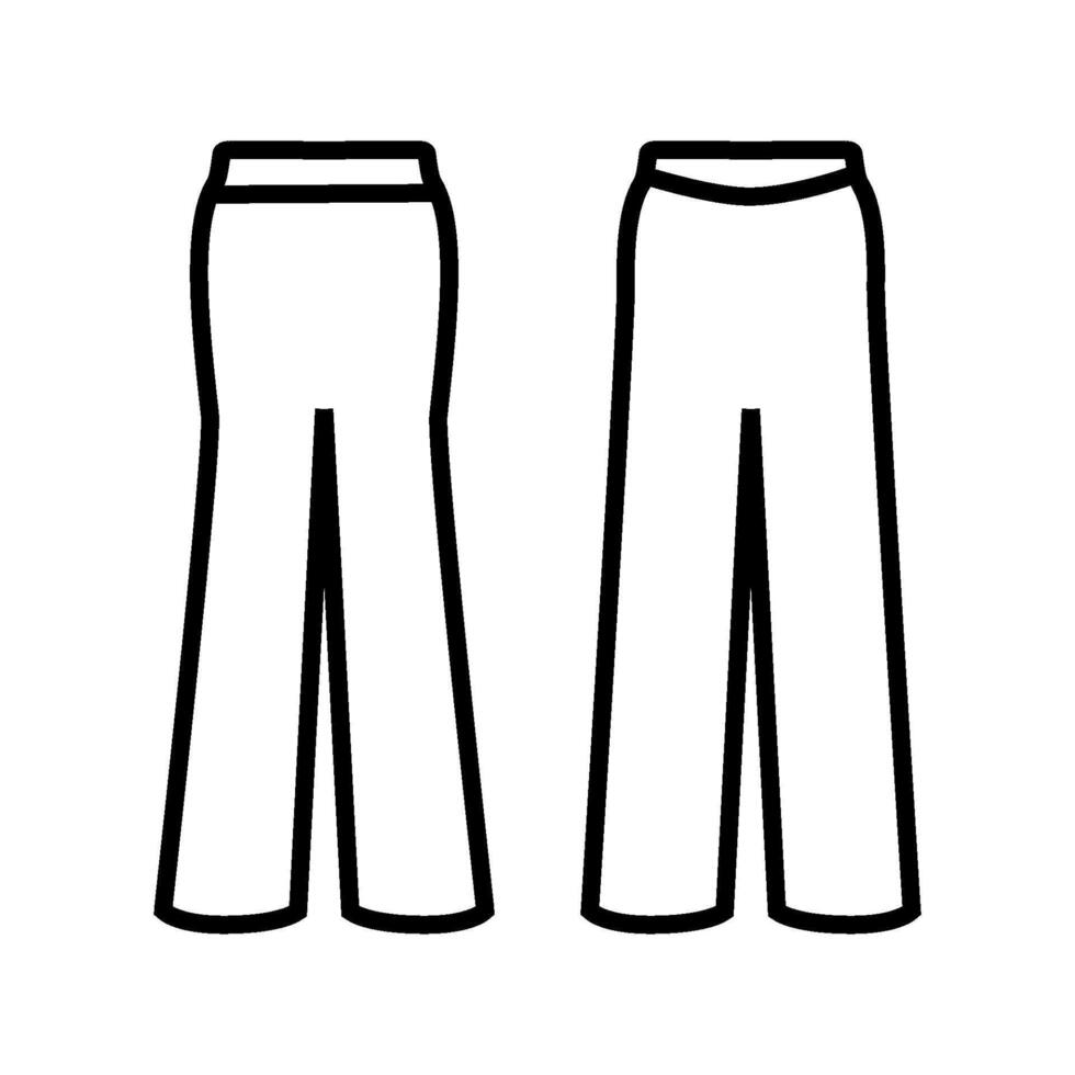 pantalón icono vector diseño plantillas
