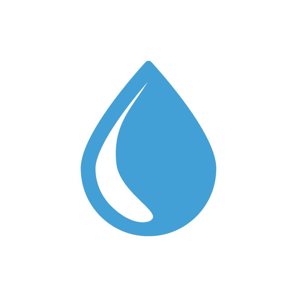 agua soltar icono vector diseño modelo
