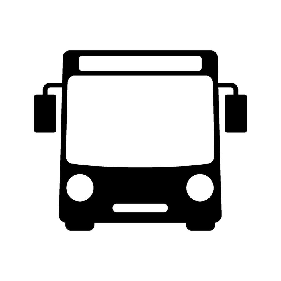 plantilla de diseño de vector de icono de autobús