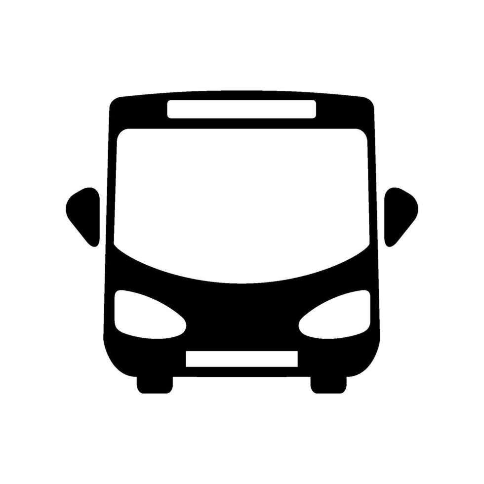 plantilla de diseño de vector de icono de autobús