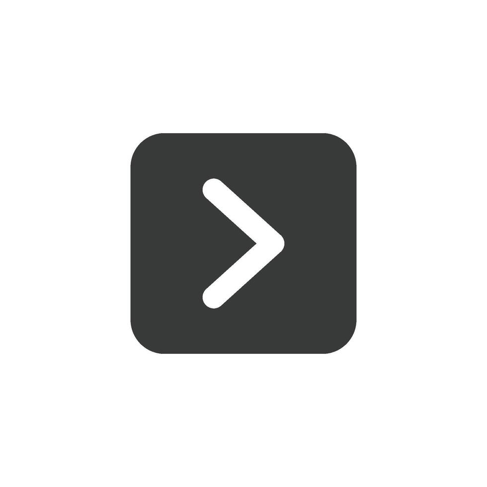 arrow and play button icon vector design template