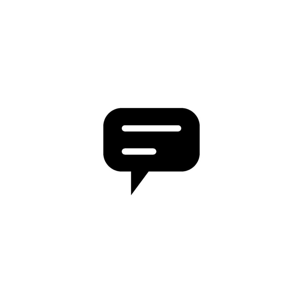 Chat Speech Bubble  Icon vector design templates