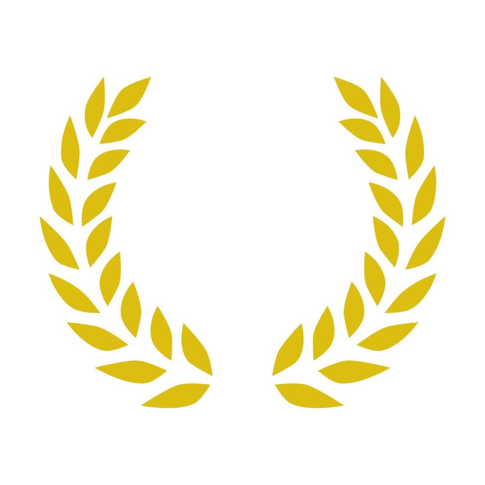 Laurel wreath. award logo vector