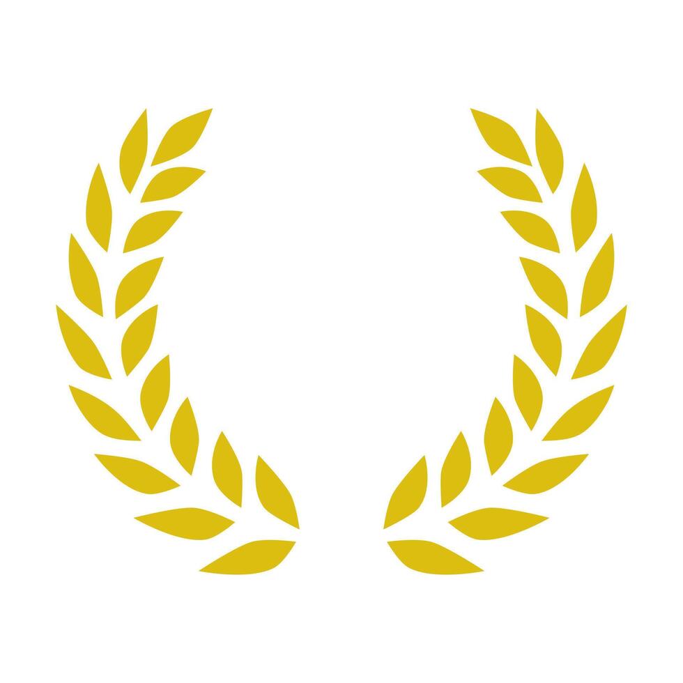 Laurel wreath. award logo vector