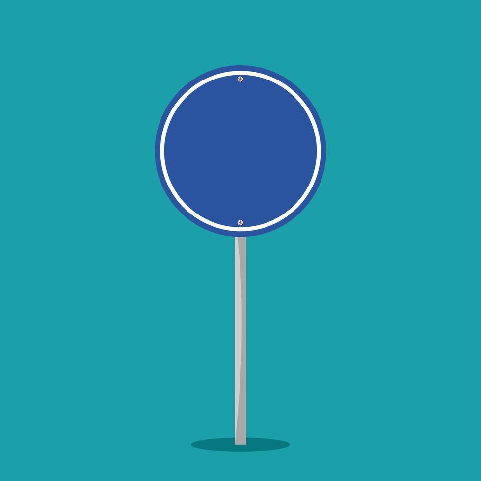road sign isolated on background vector