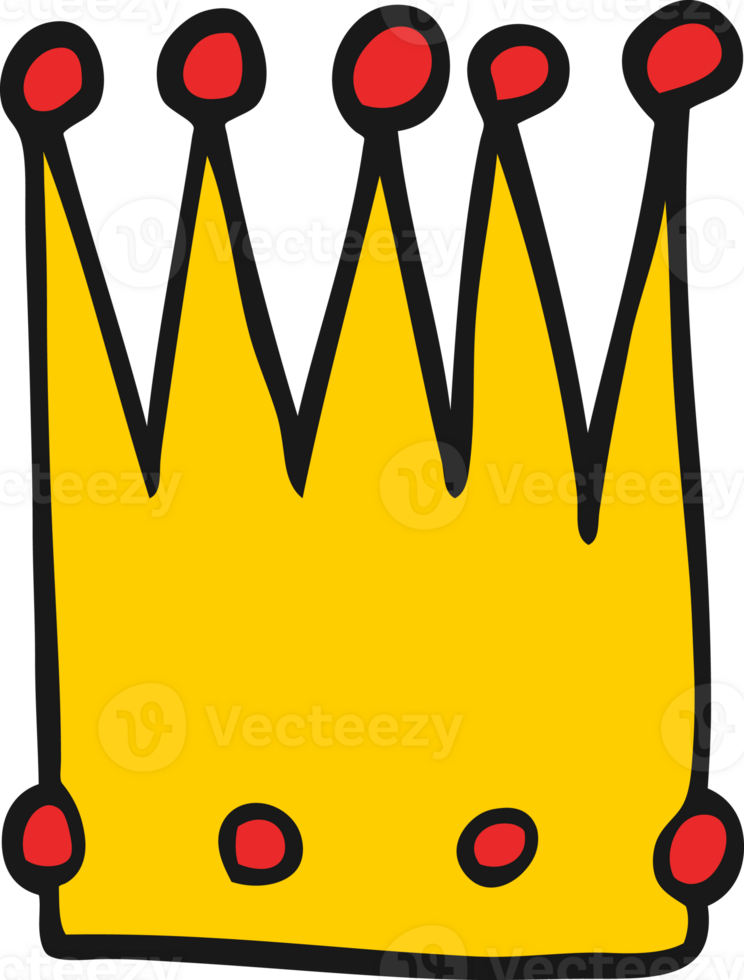 cartoon simple crown png