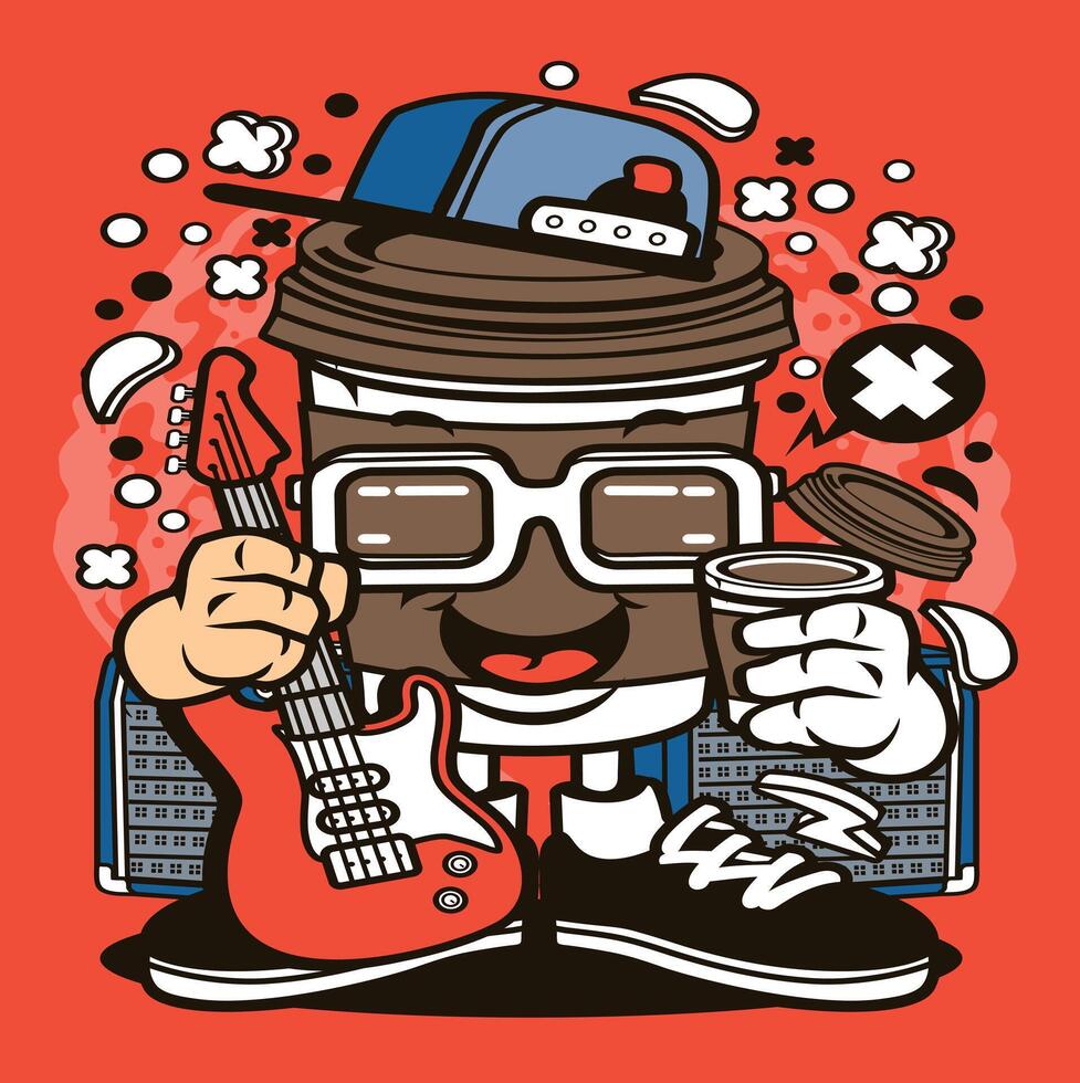 Coffee Cup Rocker vector