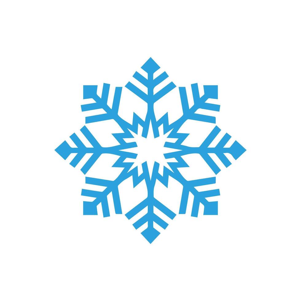 nieve icono en un blanco antecedentes. vector ilustración en plano estilo.