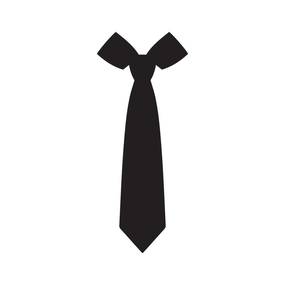 Tie icon isolated on white background vector design.