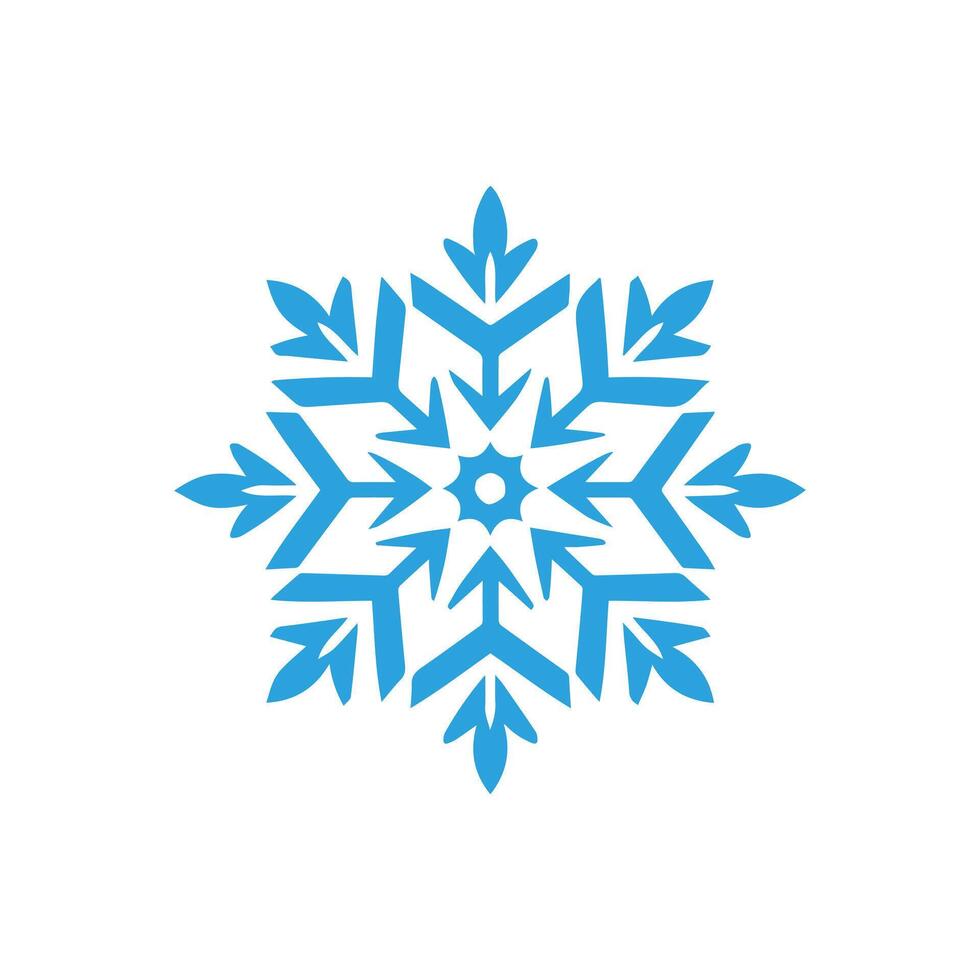 Snow icon on a white background. Vector illustration in flat style.