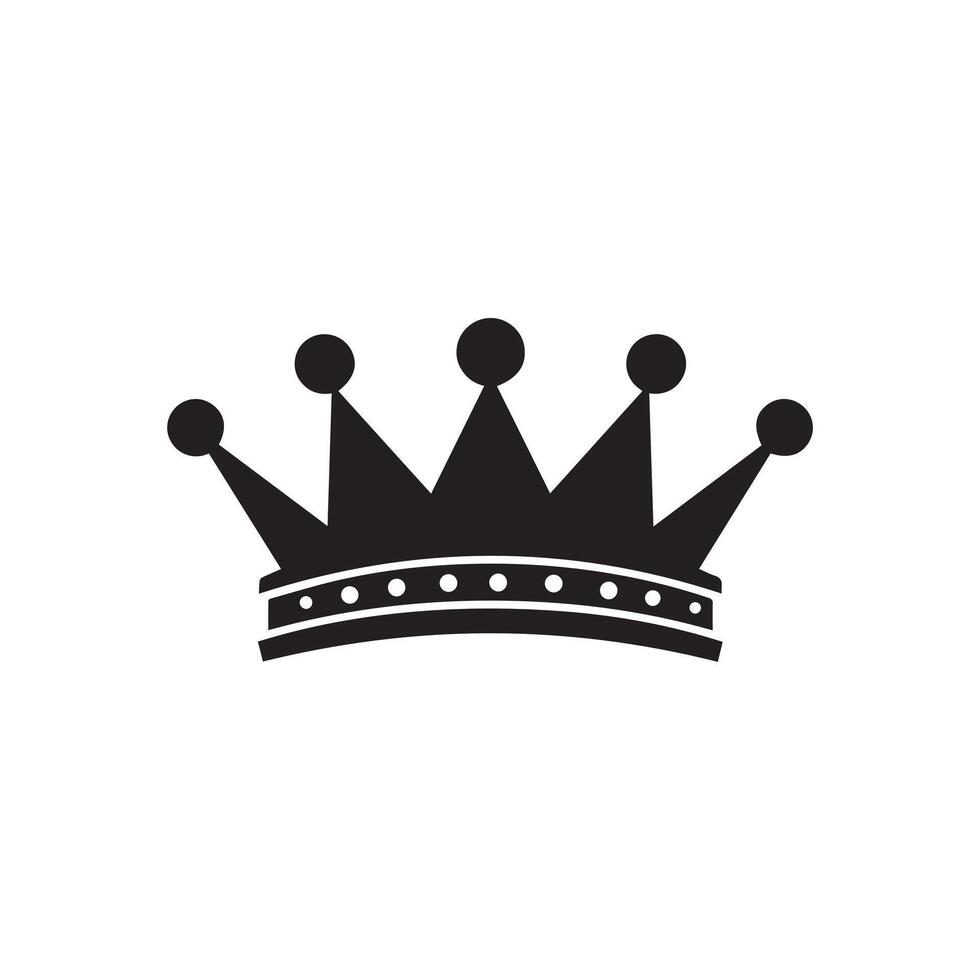 Crown icon.Flat color design.Vector illustration isolated on white background. vector