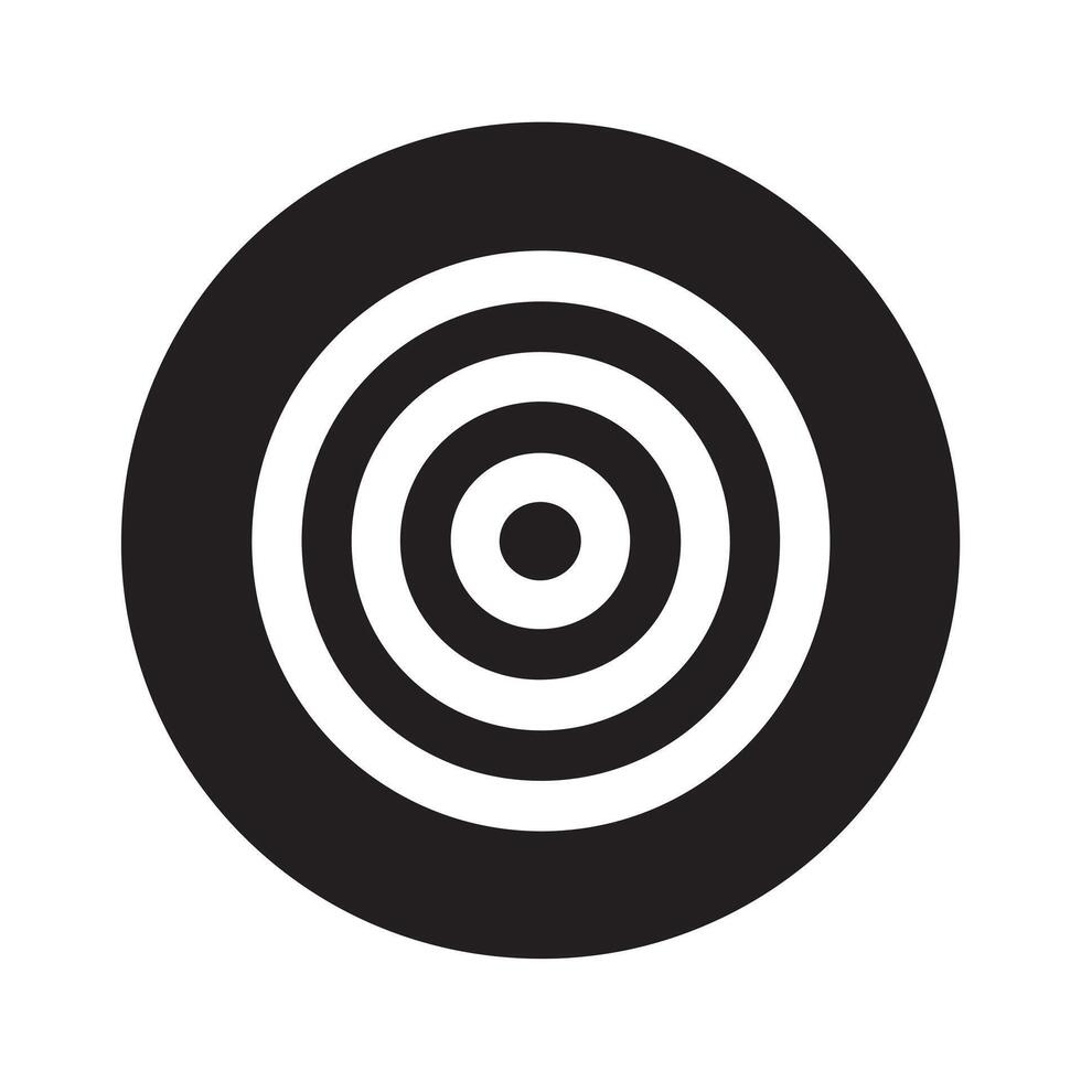 Archery Target Icon Vector. White background design. vector