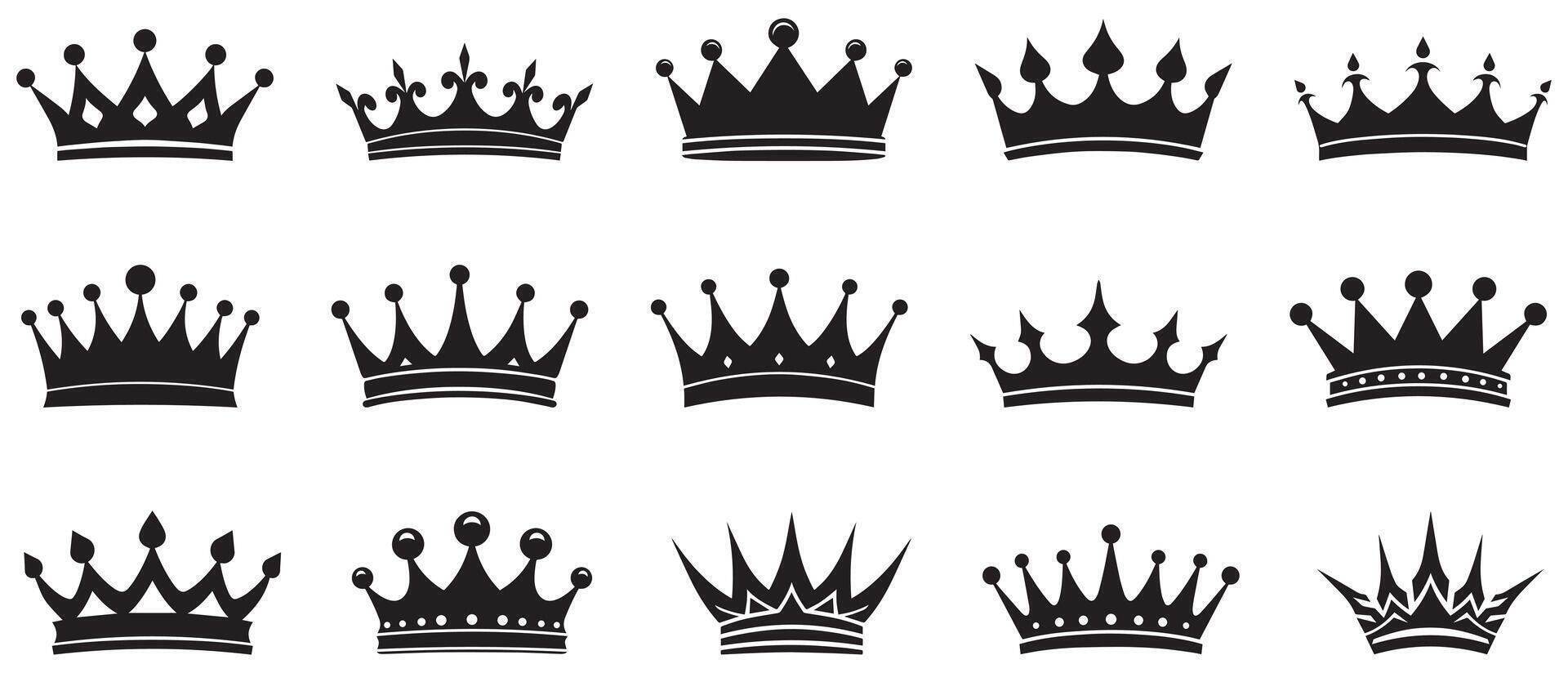 Crown icon.Flat color design.Vector illustration isolated on white background. vector