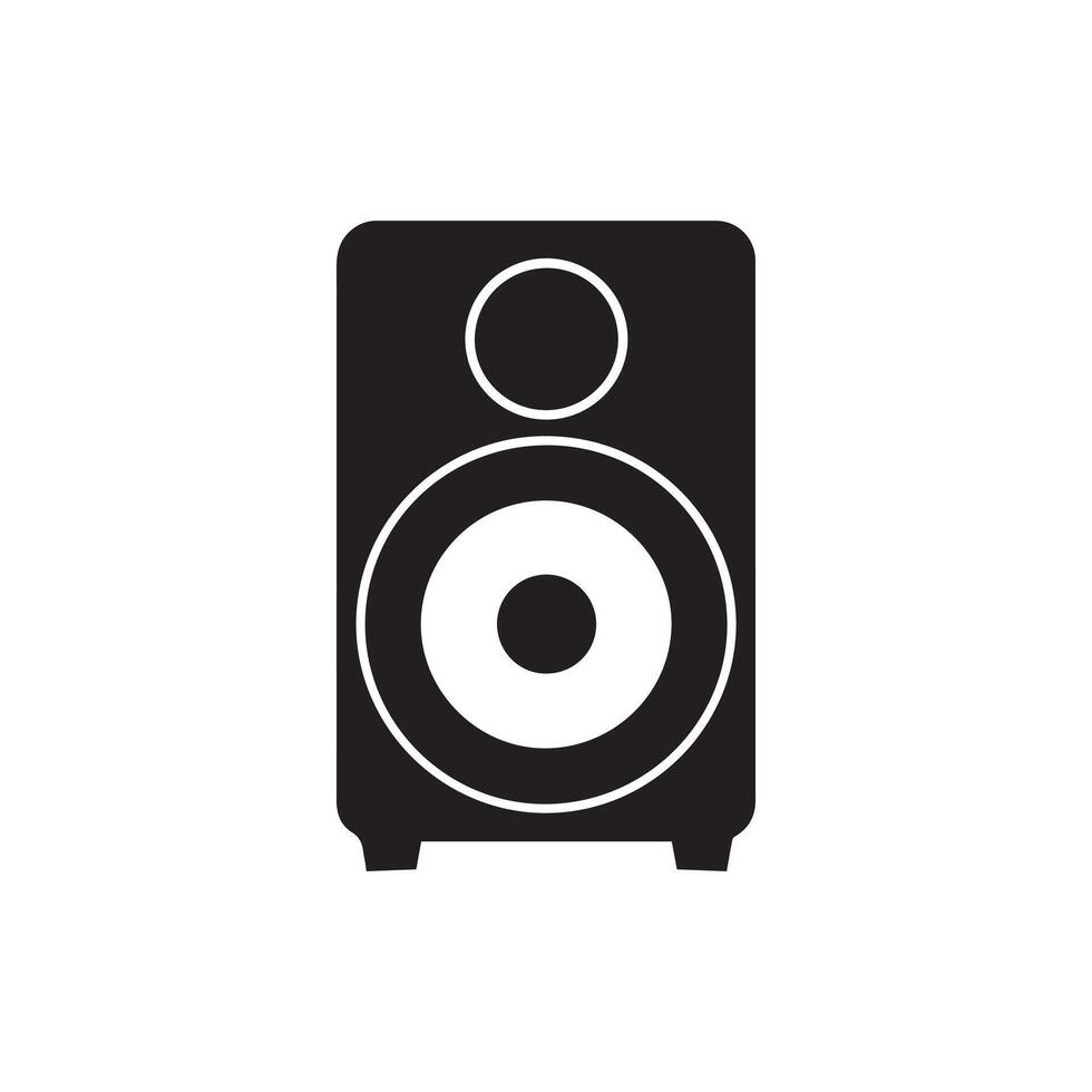 Speaker icon isolated on white background. Vector Illustration.