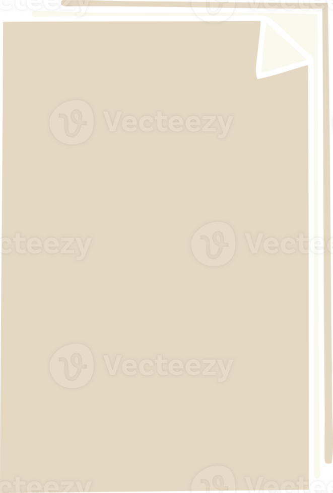 hand drawn quirky cartoon paper pile png