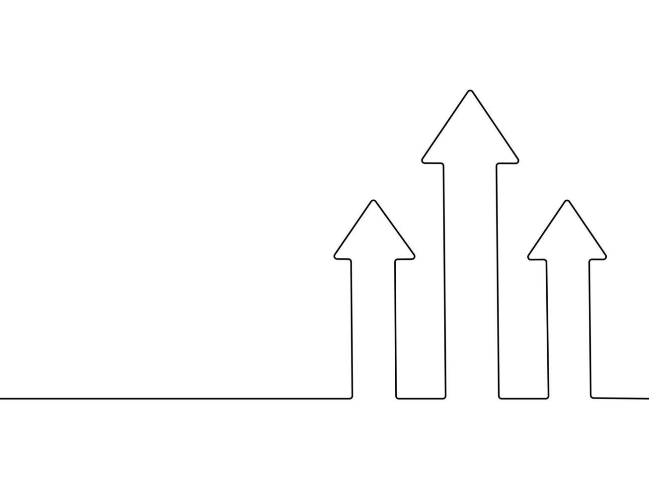 business arrow target direction concept to success vector